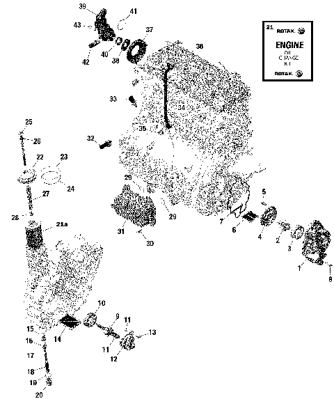 01- Engine - Lubrication -  1630 SCIC