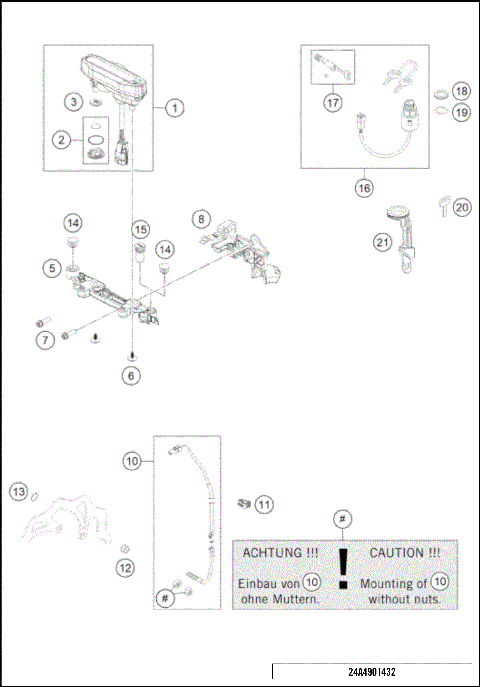 INSTRUMENTS / LOCK SYSTEM