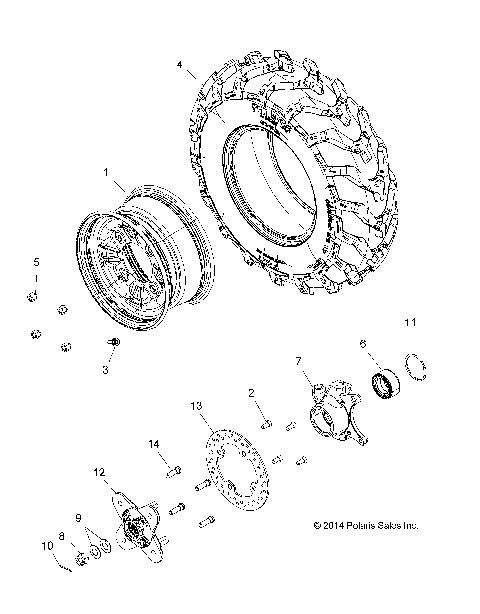 WHEELS, FRONT - Z15VAA87AJ/AC (49RGRWHEELFRT15Z90050)
