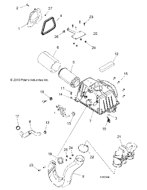 ENGINE, AIR INTAKE - A19SXN85A8 [100304]