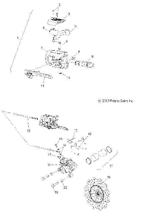 BRAKES, BRAKE SYSTEM - S13BP8/BV8 ALL OPTIONS (49SNOWBRAKE13800R)