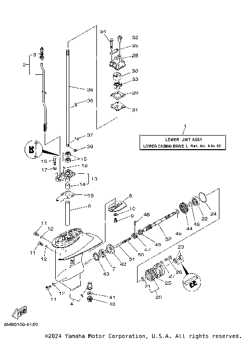 LOWER CASING DRIVE 1