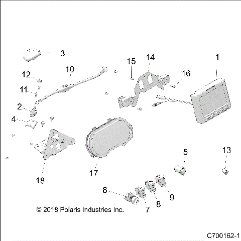 ELECTRICAL, DASH INSTRUMENTS AND CONTROLS - Z18VEL92BK/BR/LK (C700162-1)