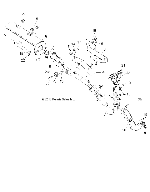 ENGINE, EXHAUST - R15RAA76AA/AJ (49RGREXHAUST146X6)