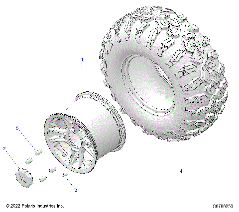 WHEELS, REAR - G23GAE99A2 (C0706250)
