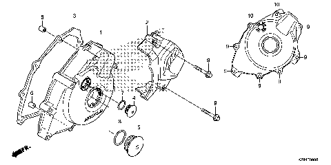 LEFT CRANKCASE COVER