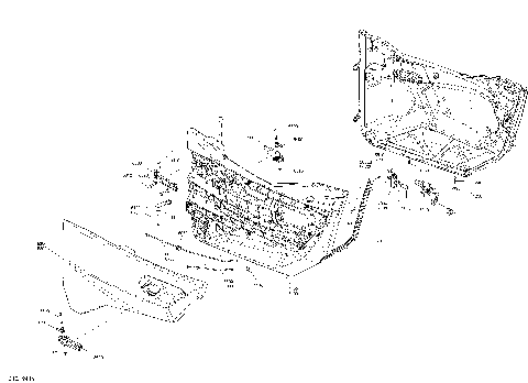 09- Body Maverick Sport - 1000 - White  -  Door Parts