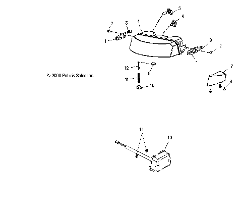 ELECTRICAL, HEADLIGHT and TAILLIGHT - S12SU4BEL (49SNOWHEADLGHT09WIDELX)