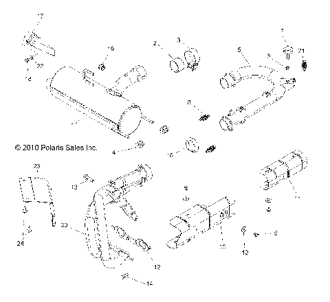 ENGINE, EXHAUST SYSTEM - R11VH76/VY76 ALL OPTIONS (49RGREXHAUST11RZR)