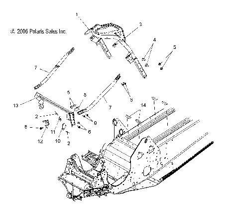 CHASSIS, FRONT 2 - S07PC7JS/JE (49SNOW CHASSISFRT207DRGN)