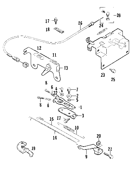 THROTTLE CONTROL ASSEMBLY [74890]