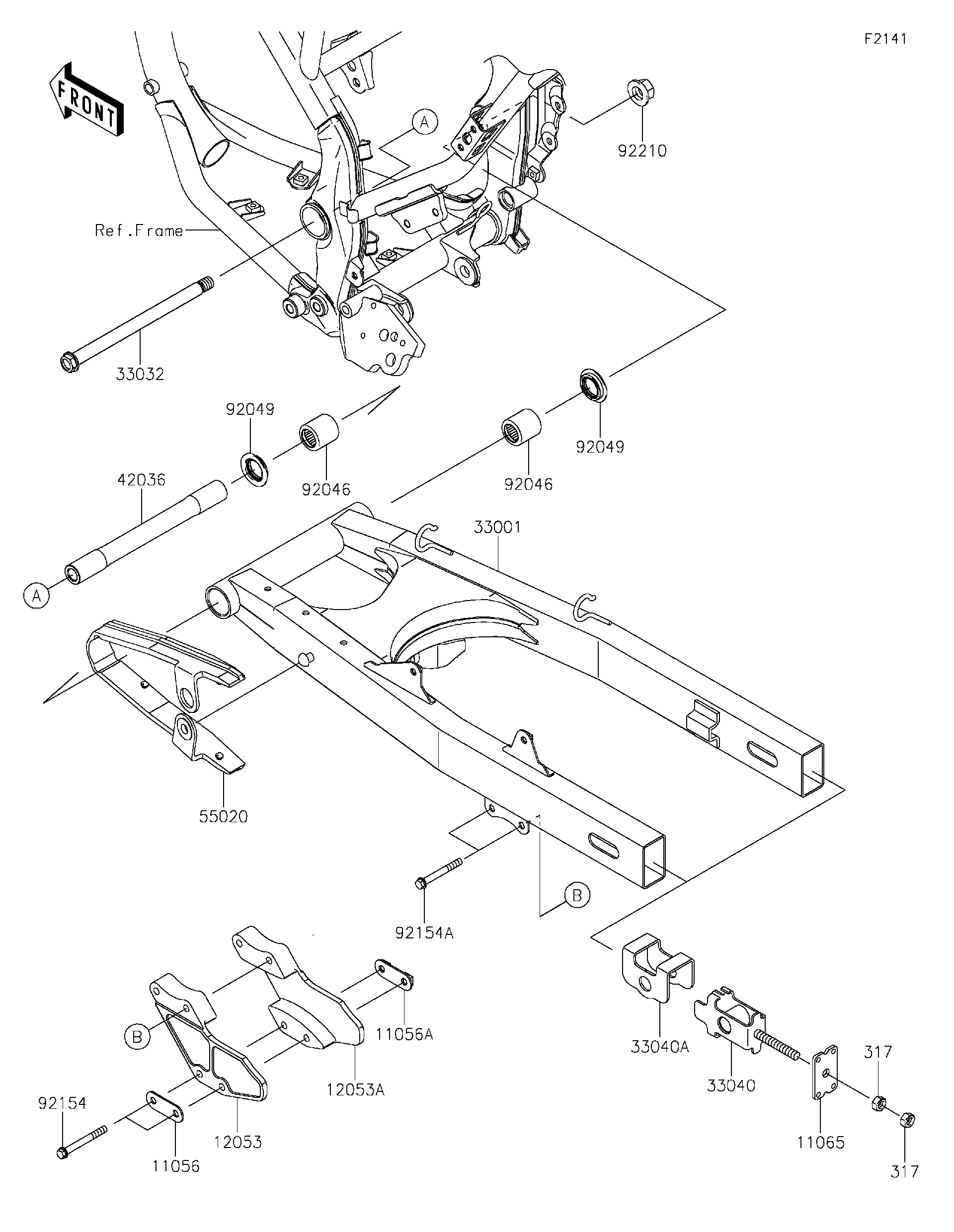 2025 Kawasaki Motorcycles Parts-Finder Diagrams | Cities