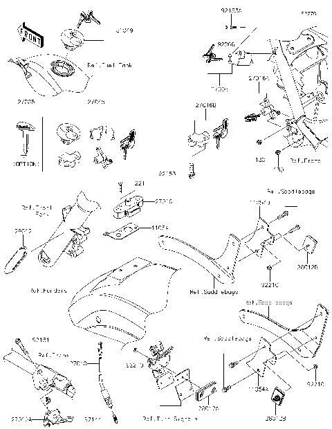 Ignition Switch/Locks/Reflectors
