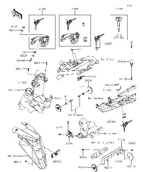 Ignition Switch/Locks/Reflectors