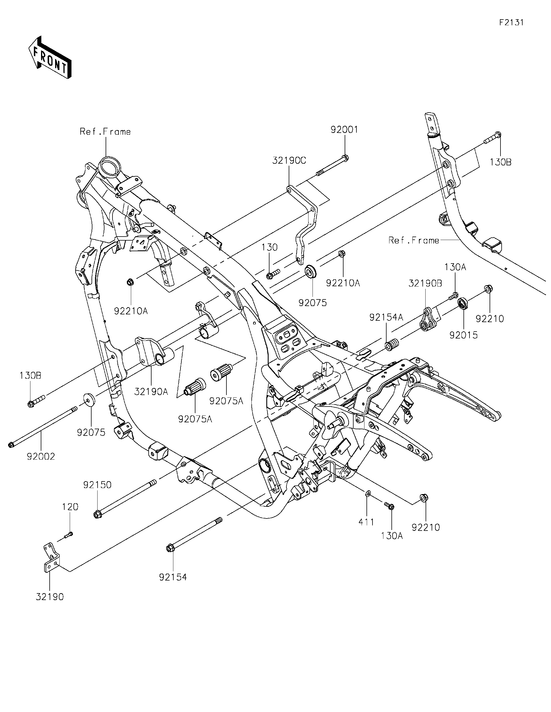 2016 Kawasaki Motorcycles Parts-Finder Diagrams | Cities