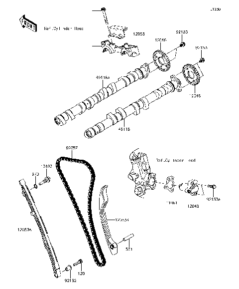 Camshaft(s)/Tensioner