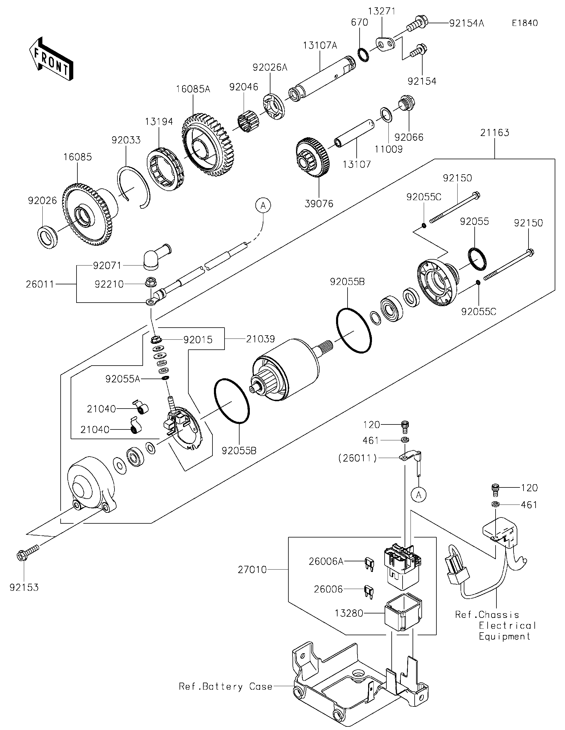 ya　604030 2006 Kawasaki Motorcycles Parts-Finder Diagrams | Battle
