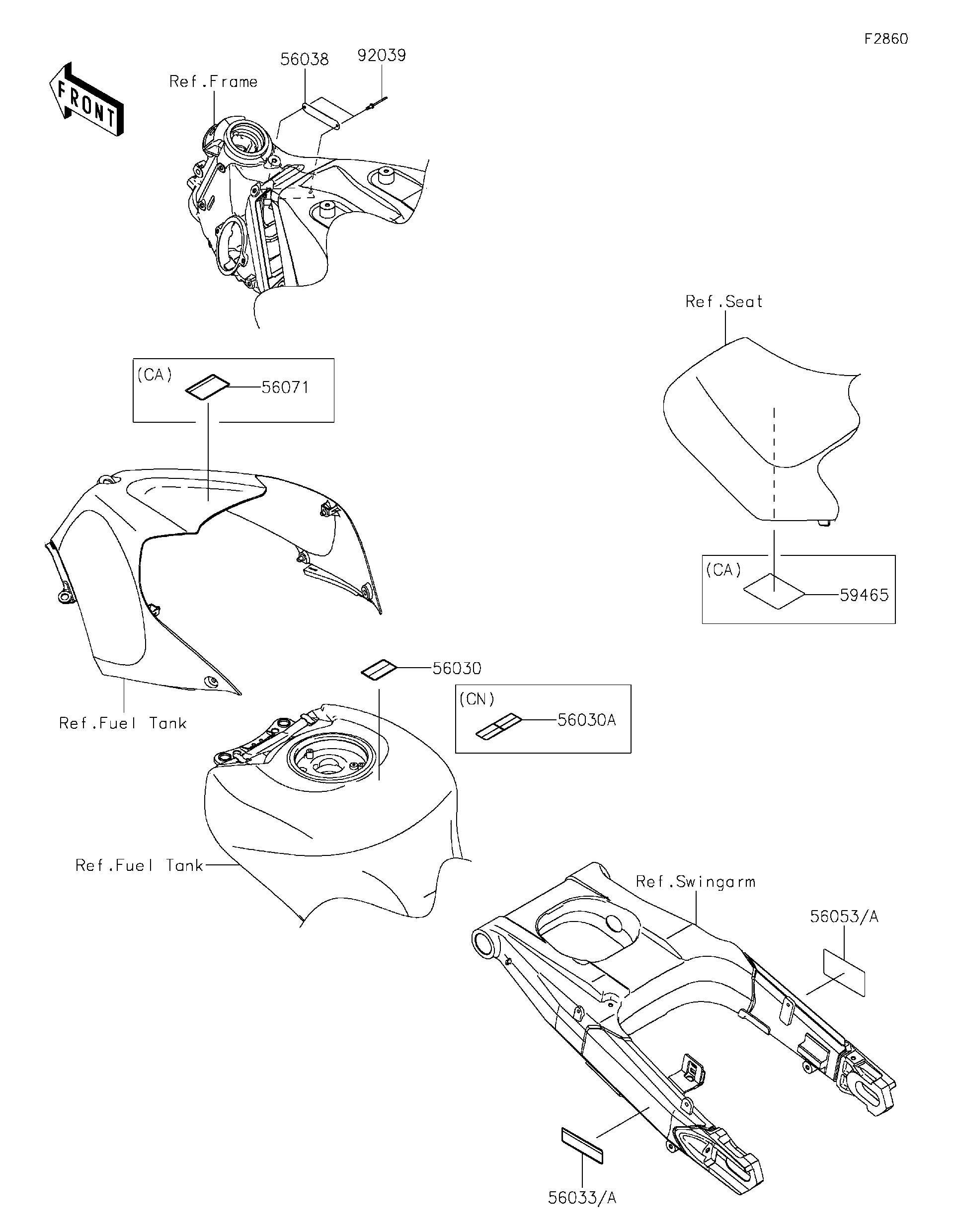 字5 2020 Kawasaki Motorcycles Parts-Finder Diagrams | Mt. Holly