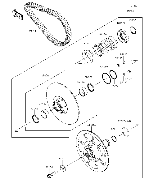 Driven Converter/Drive Belt