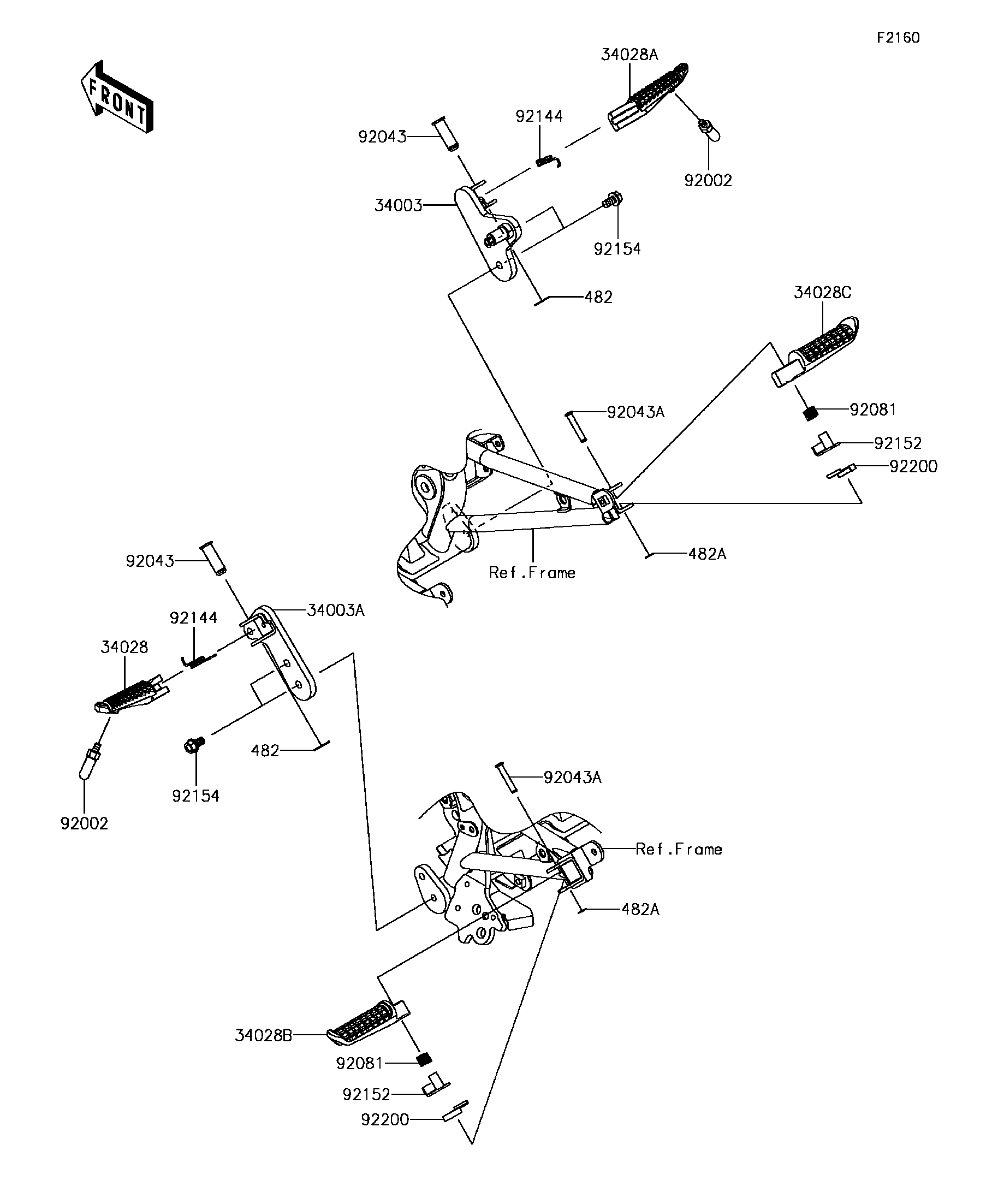 2018 Kawasaki Motorcycles Parts-Finder Diagrams | B&B Motorsports