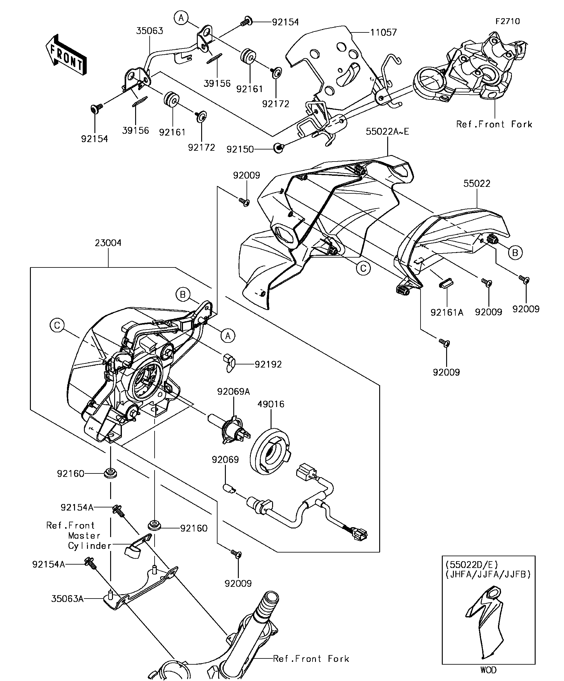 2017 Kawasaki Motorcycles Parts Diagrams | Crossbay Motorsports