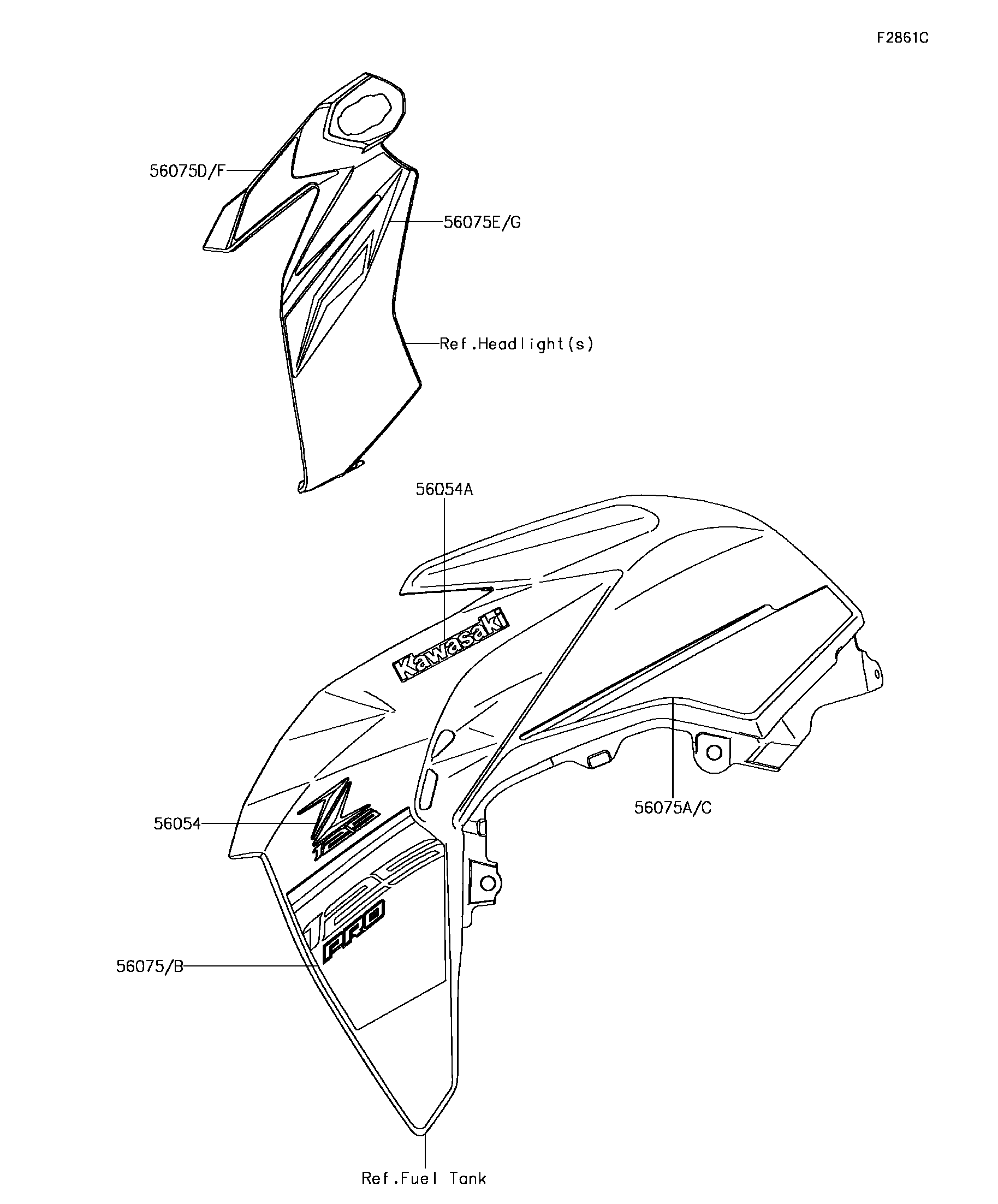 2018 Kawasaki Motorcycles Parts-Finder Diagrams in Palmer MA