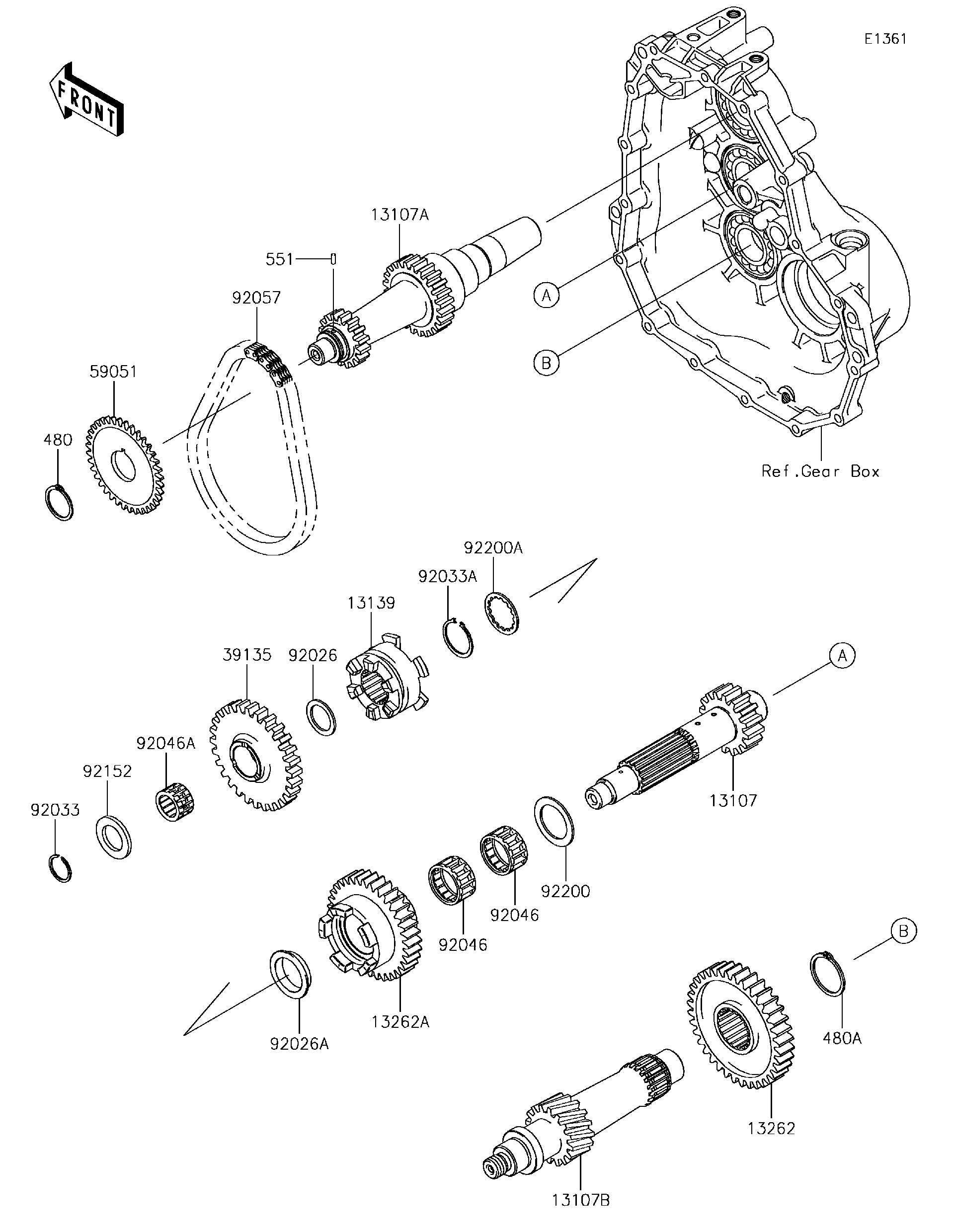 rukaページ Kawasaki Motorcycle 1990 OEM Parts Diagram for Fuel