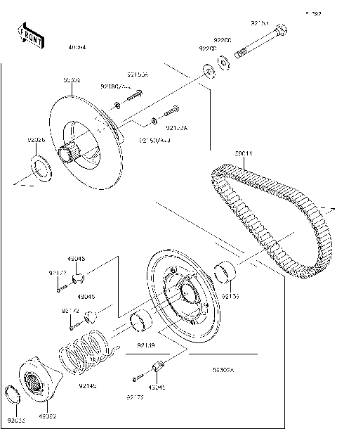 Driven Converter/Drive Belt