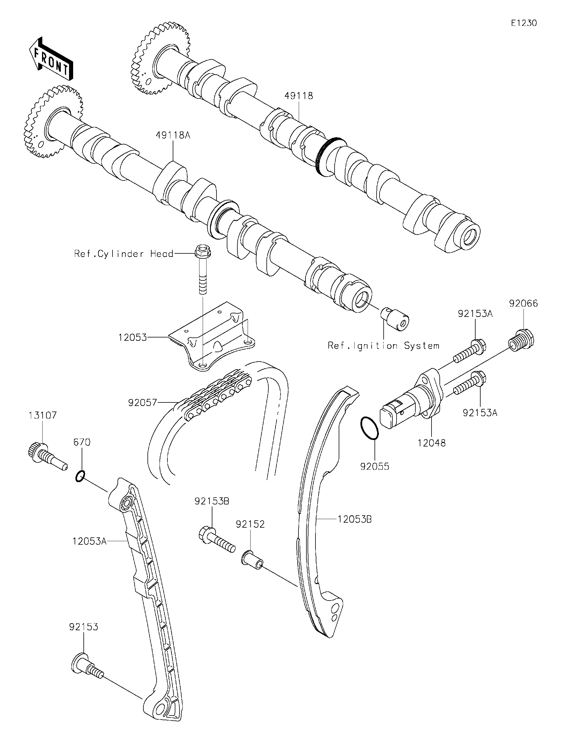 さっちんページ 2018 Kawasaki JET SKI® ULTRA® LX (JT1500KJF) Camshaft(s