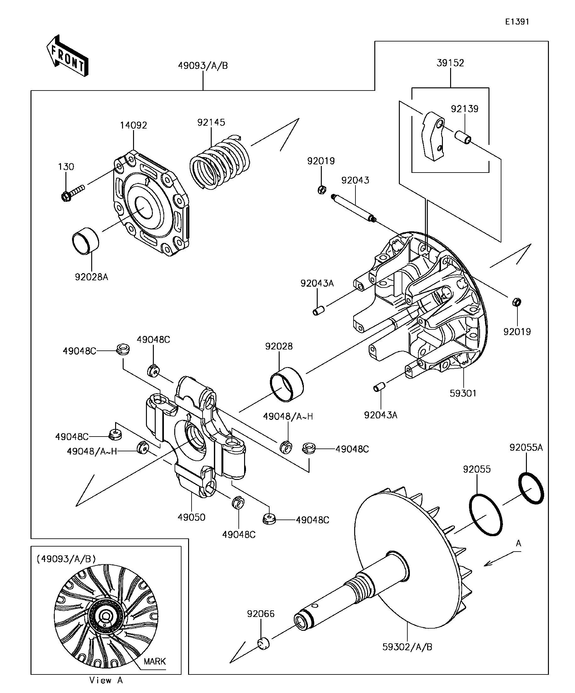 2017 Kawasaki Mule PRO-FXT (KAF820AHF) Drive Converter Utility
