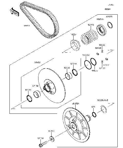 Driven Converter/Drive Belt