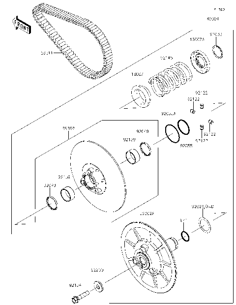 Driven Converter/Drive Belt