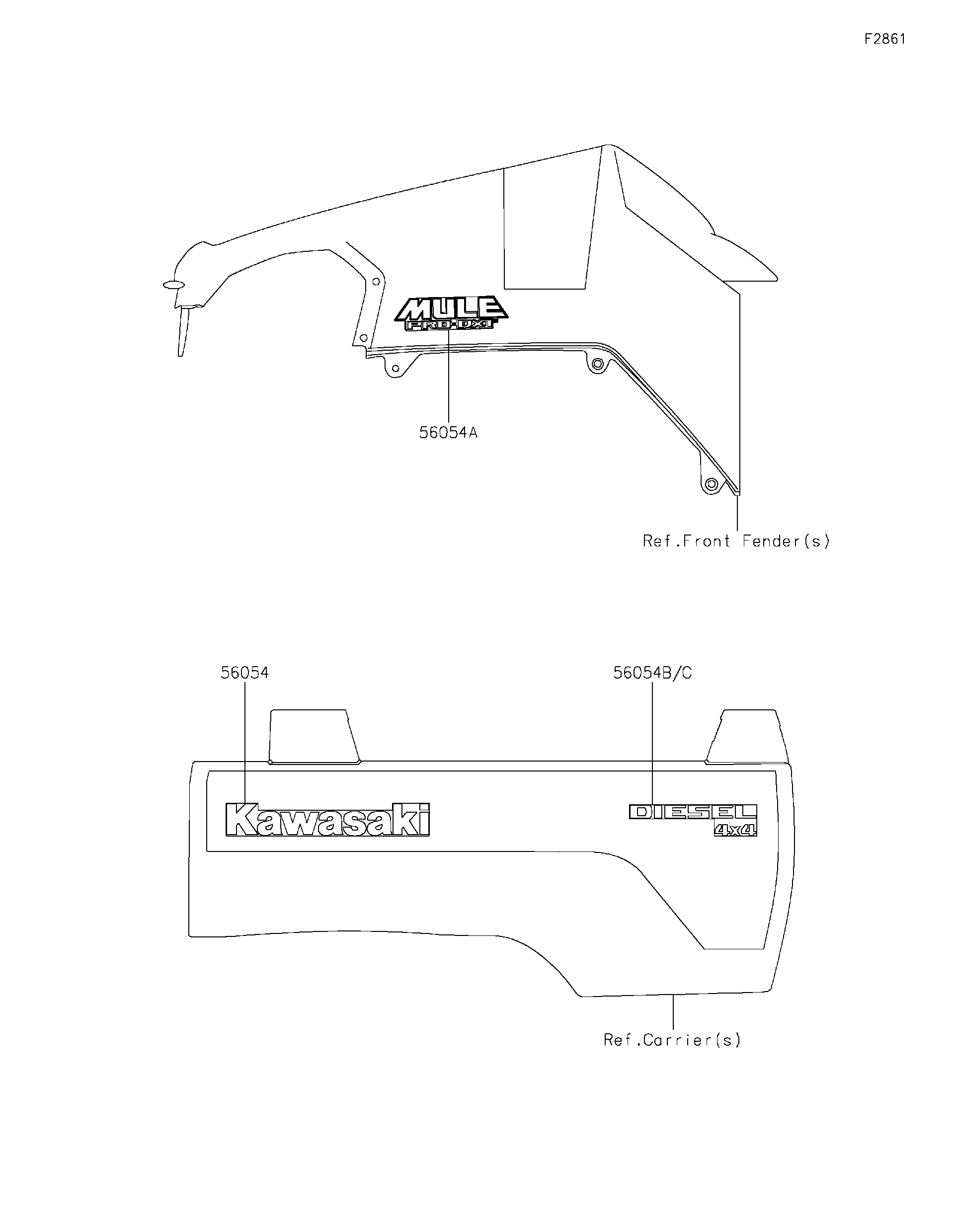 2017 Kawasaki Utility Vehicles Parts-Finder Diagrams | Texas Motor