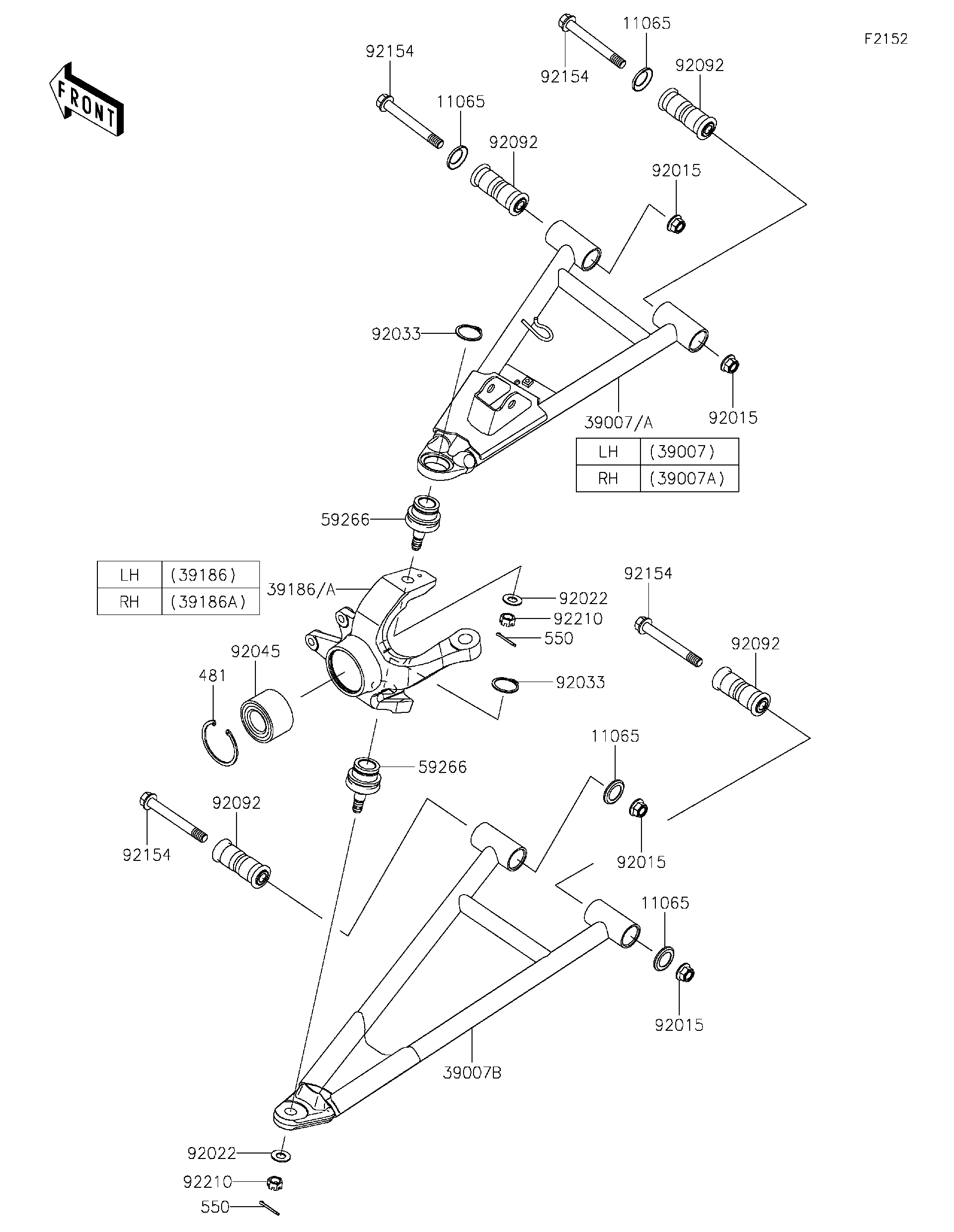 2018 Kawasaki Utility Vehicles Parts-Finder Diagrams | Hankster's