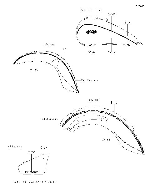 Decals(White/Blue)(BLF)