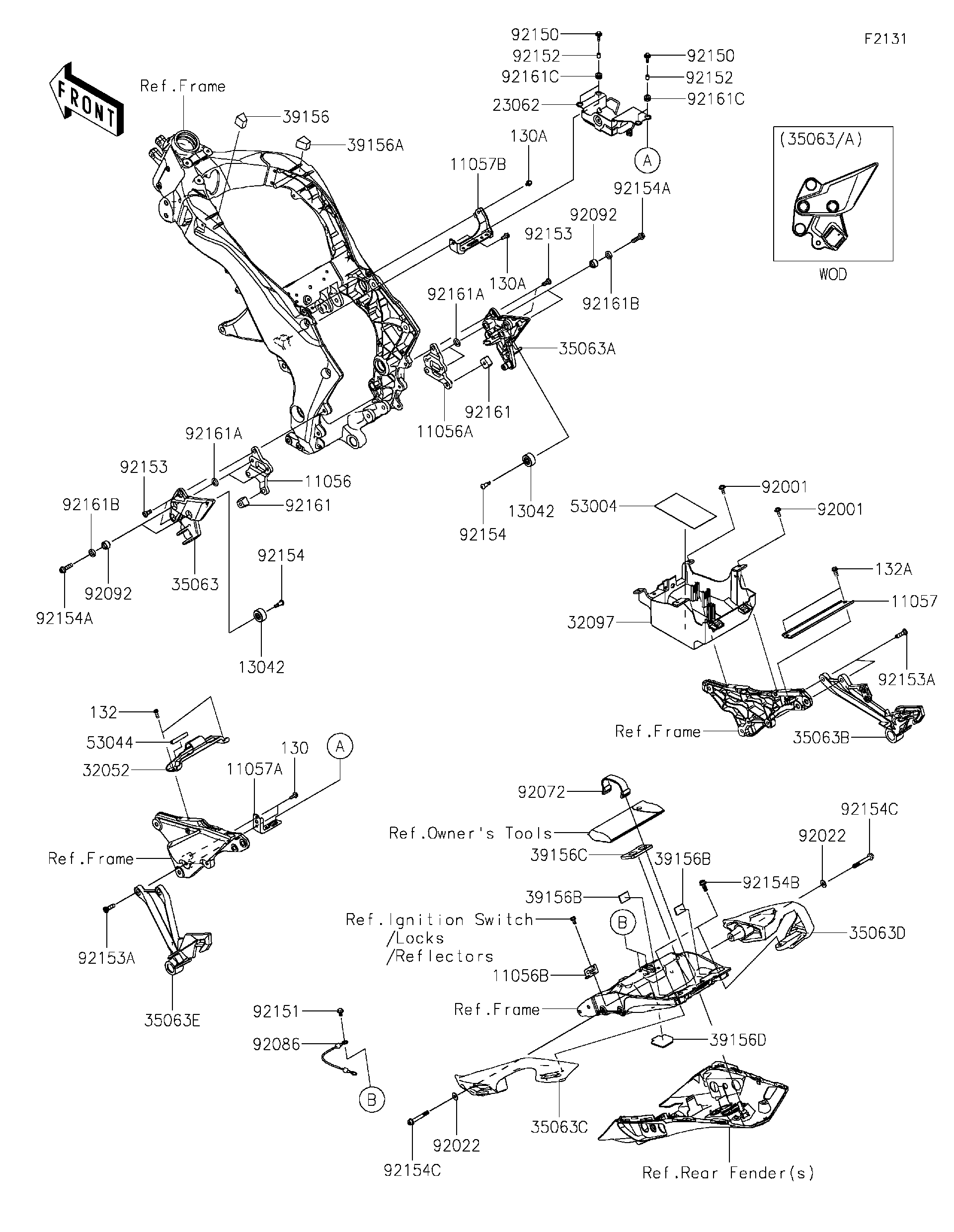 2019 Kawasaki Motorcycles Parts-Finder Diagrams | Cities