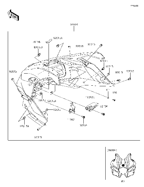 Accessory(Carbon Cowling Kit)(XHF/XJF)