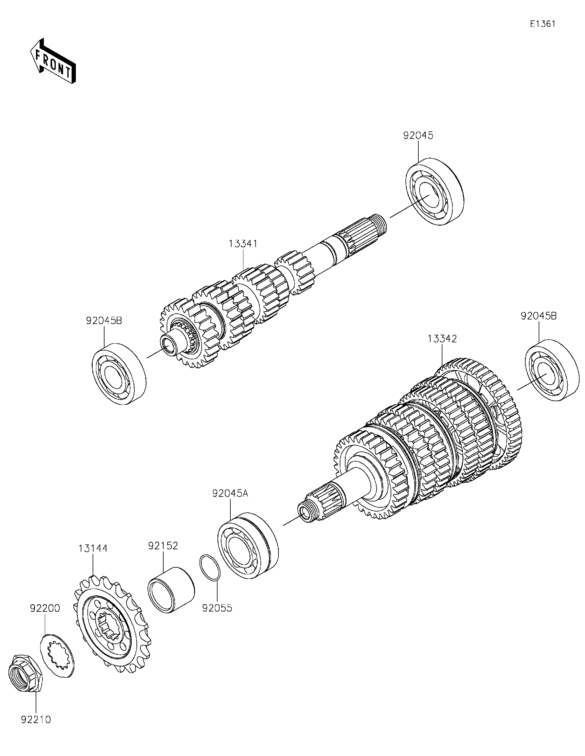 2017 Kawasaki NINJA H2™R (ZX1000YHF) Transmission