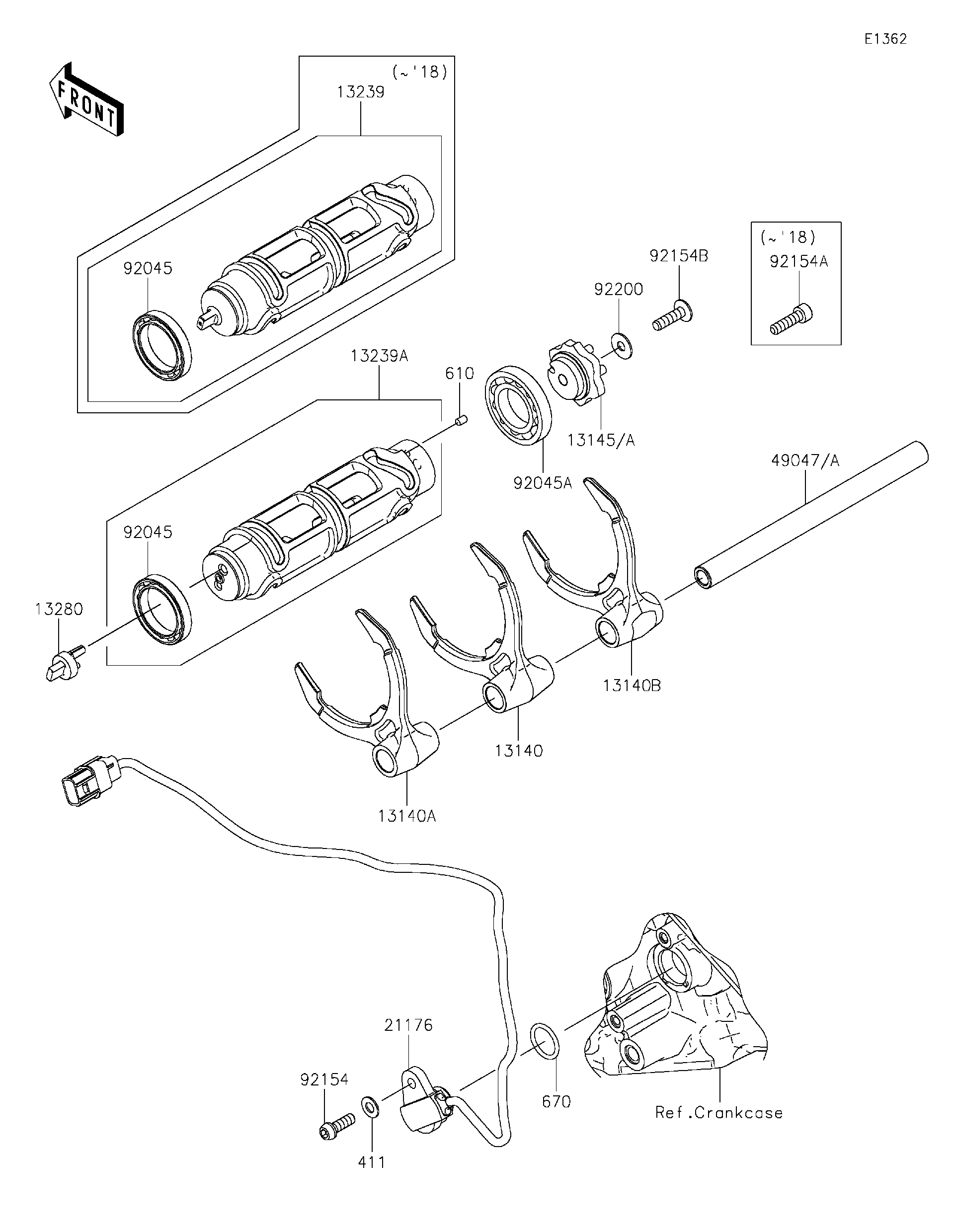 2017 Kawasaki Motorcycles Parts Diagrams | Crossbay Motorsports