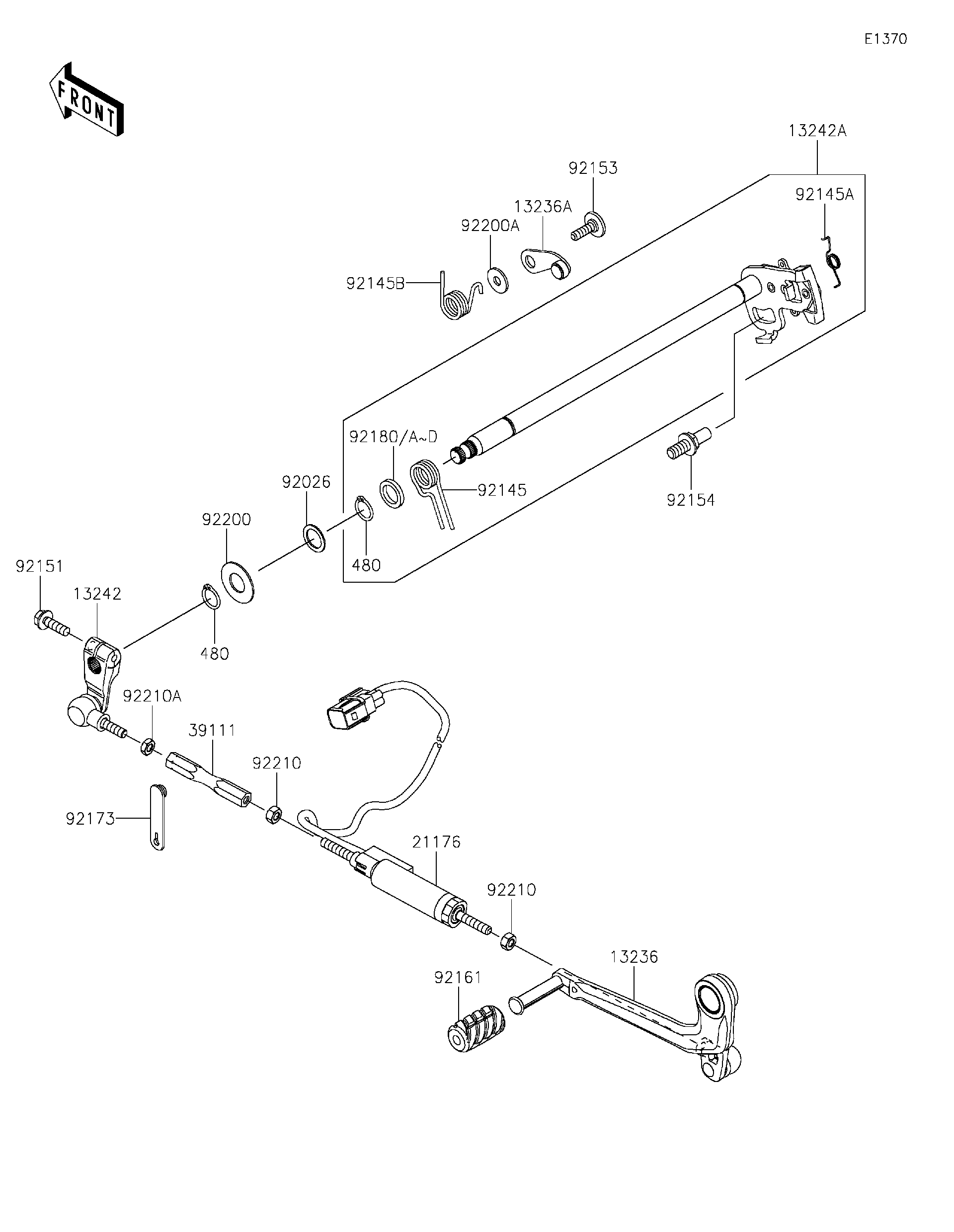 KananiLehua31ページ 2017 Kawasaki NINJA H2™R (ZX1000YHF) Gear Change Mechanism