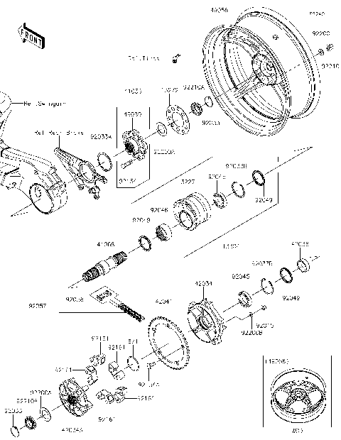 Rear Wheel/Chain(YHF/YJF)