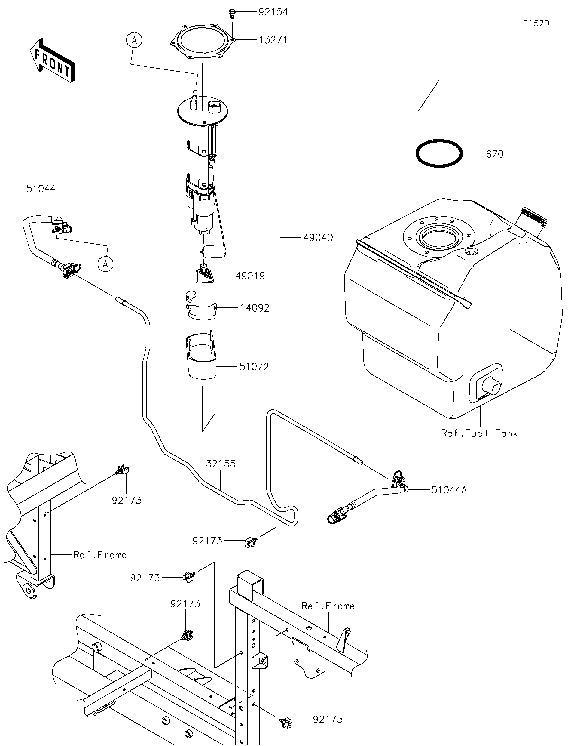 2018 Kawasaki Utility Vehicles Parts Diagrams | Red Hot