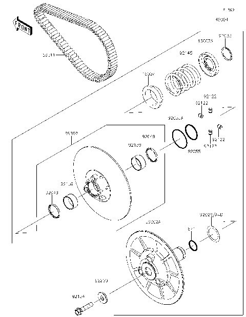 Driven Converter/Drive Belt