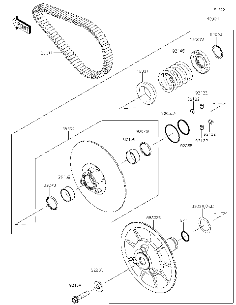 Driven Converter/Drive Belt