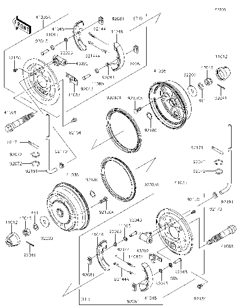 Front Hubs/Brakes