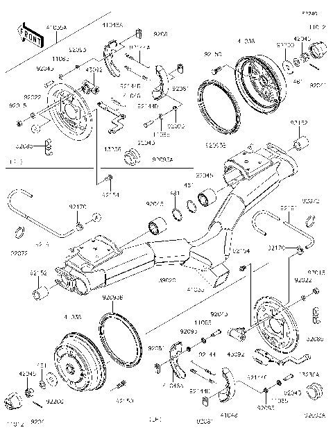 Rear Hubs/Brakes