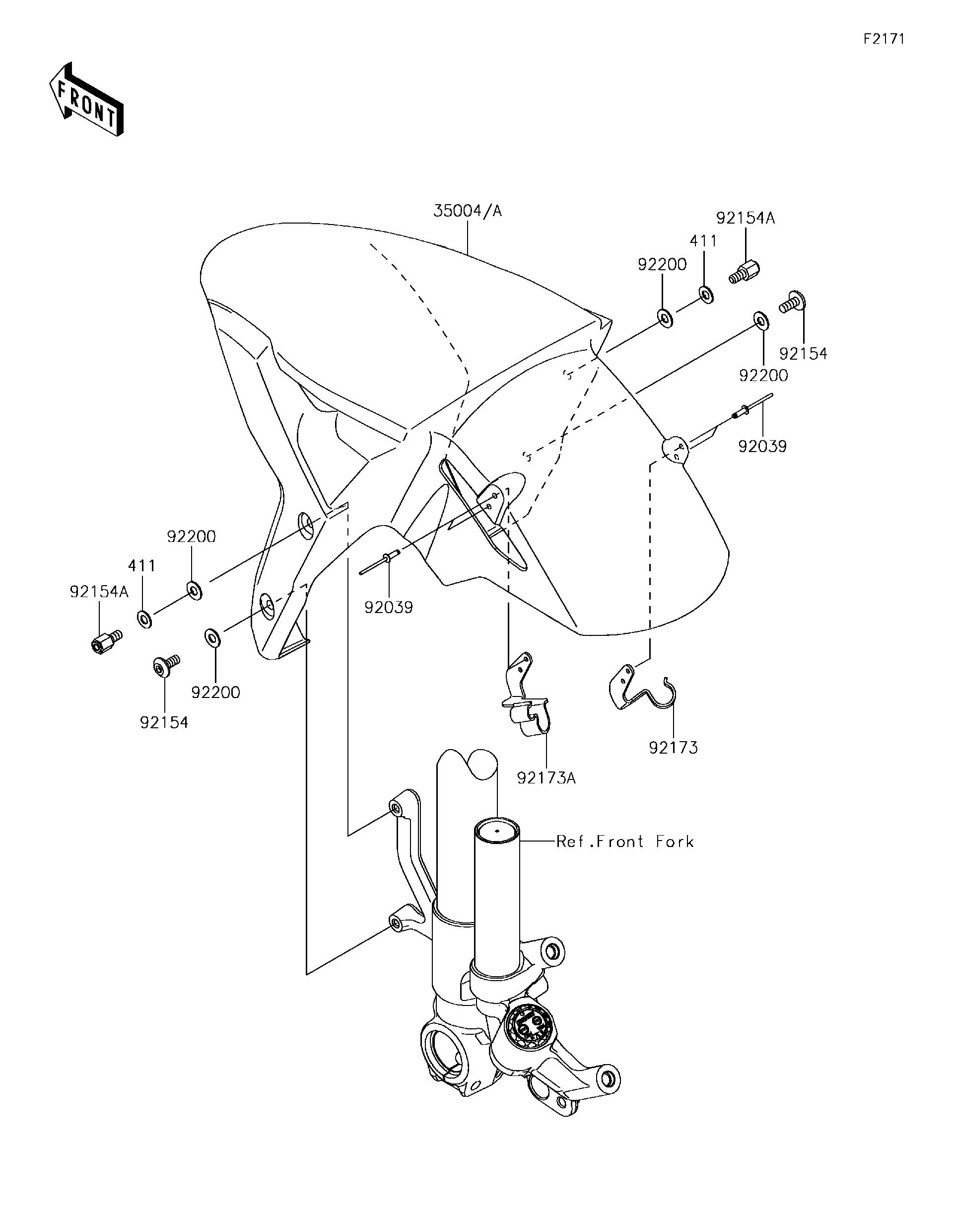 RT-78417ページ Kawasaki Motorcycle 1999 OEM Parts Diagram for RADIATOR