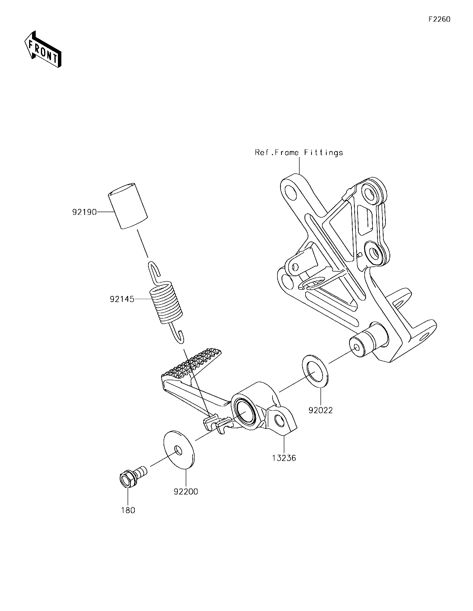 RT-69450 ページ 2018 Kawasaki NINJA® ZX™-10R KRT EDITION (ZX1000RJFA) Brake