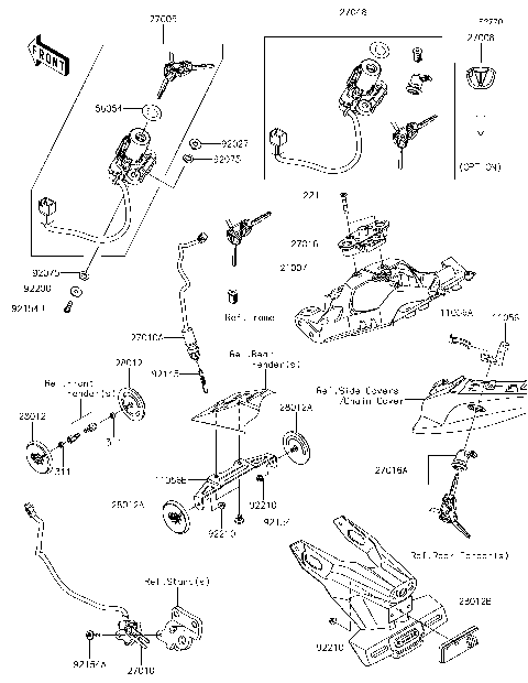 Ignition Switch/Locks/Reflectors