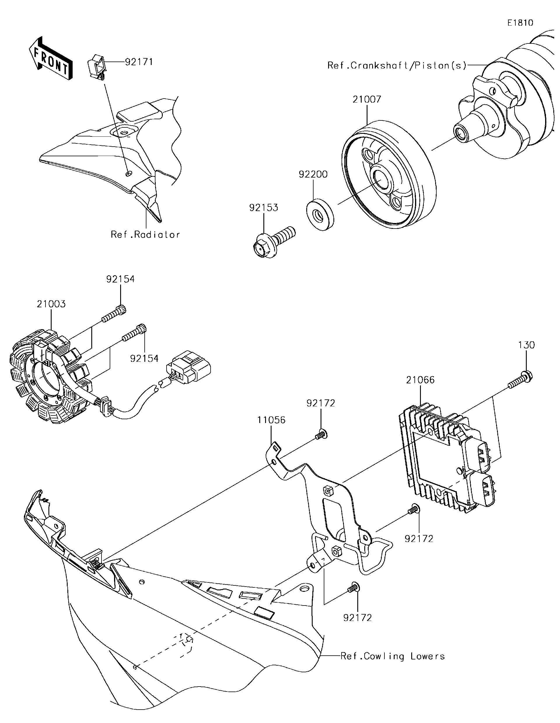 2018 Kawasaki NINJA® ZX™-6R (ZX636EJF) Generator Motorcycles